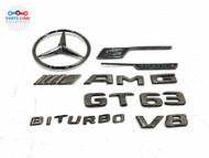 2023 MERCEDES AMG GT63 S X290 V8 BITURBO 4MATIC+ EMBLEM BADGE SYMBOL SET OEM MG081126-055