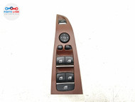 2019-26 BMW X5 M50i FRONT LEFT DOOR WINDOW MASTER MIRROR SWITCH BROWN ASSY G05 BX082426-096