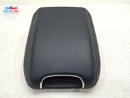 2019-23 PORSCHE Cayenne CENTER CONSOLE ARMREST STORAGE LID BLUE LEATHER 9YA OEM PC091026-092