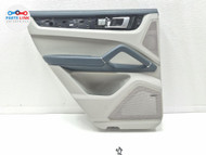 2019-23 PORSCHE Cayenne REAR LEFT DOOR TRIM PANEL SPEAKER COVER BLUE SUV 9YA PC091026-019