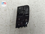2019-21 PORSCHE Cayenne FRONT LEFT DOOR SEAT MEMORY & LOCK SWITCH 9YA OEM PC091026-021