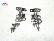 24-26 TESLA MODEL 3 FRONT RIGHT DOOR UPPER LOWER HINGE SOLID BLACK PBSB SET OEM TS072926-093