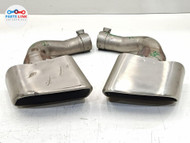 2019-26 PORSCHE Cayenne REAR EXHAUST MUFFLER PIPE END TIP SET 9YA OEM PC091026-227