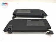 2021-25 FORD F-150 SuperCrew FRONT SUNVISOR BLIND SHADE MIRRORS SET BLACK OEM FD100126-060