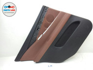 2010-2017 BMW 535I GT F07 LEFT REAR DOOR INTERIOR TRIM PANEL W/HIFI SYS BROWN LR #BW020117