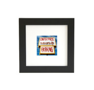 Instagram Photo Frame 8x8 - Wide Satin Black