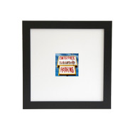 Instagram Photo Frame 12x12 - Wide Satin Black