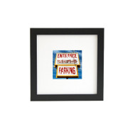 Instagram Photo Frame 8x8 - Thin Satin Black