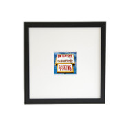 Instagram Photo Frame 12x12 - Thin Satin Black