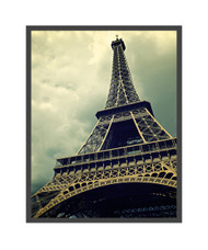 24x36 Poster Frame - Thin Satin Black