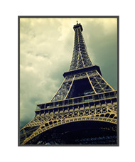 22x28 Poster Frame - Flat Top Black Metal