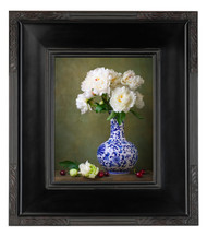 16x20 Black Finished Corner 3 1/2" Frame With Decorative Corners