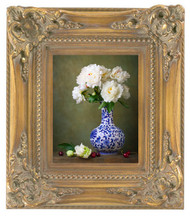 24x30 Ornate Antique Gold Finished Corner 4" Frame