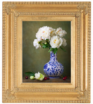 16x20 Antique Gold Finished Corner 3" Frame with Gold Liner