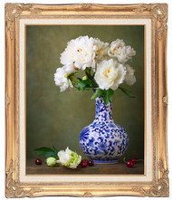 11x14 Antique Gold Finished Corner 3" Frame with Linen Liner