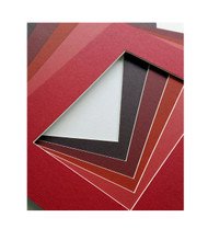 8x10 Single Matting Pack of 5 - Assorted Reds