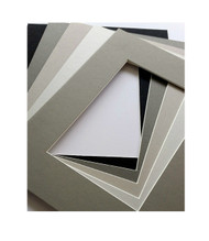 11x14 Single Matting Pack of 5 - Assorted Greys and Blacks