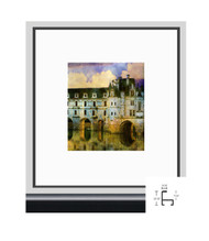 8x8 Shiny Black Metal Frame - Minimal Flat Top