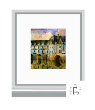 12x18 Silver Chrome Metal Frame - Flat Top