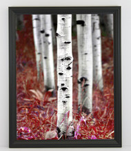 12x18 Thin Black Bevel Frame