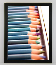 11x17 Satin Black Thin Frame