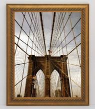 11x17 Gold Rope Frame