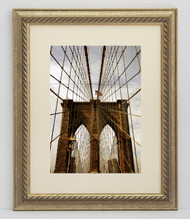 9x12 Silver Rope Frame