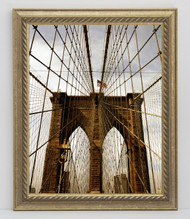 12x18 Silver Rope Frame