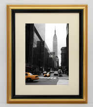 14x14 Traditional Gold With Black Lip Frame