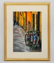 16x20 Thin Traditional Gold With Red Lines Frame