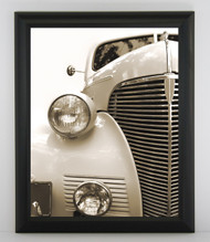 11x17 Contemporary Curved Satin Black Frame