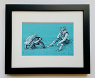 A Day In The Shell- Framed Art Print - 8x10