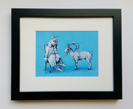 Ibex You Know- Framed Art Print - 8x10