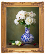 24x36 Antique Gold Finished Corner 2 1/2" Frame