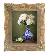 20x24 Antique Gold Finished Corner 2" Frame
