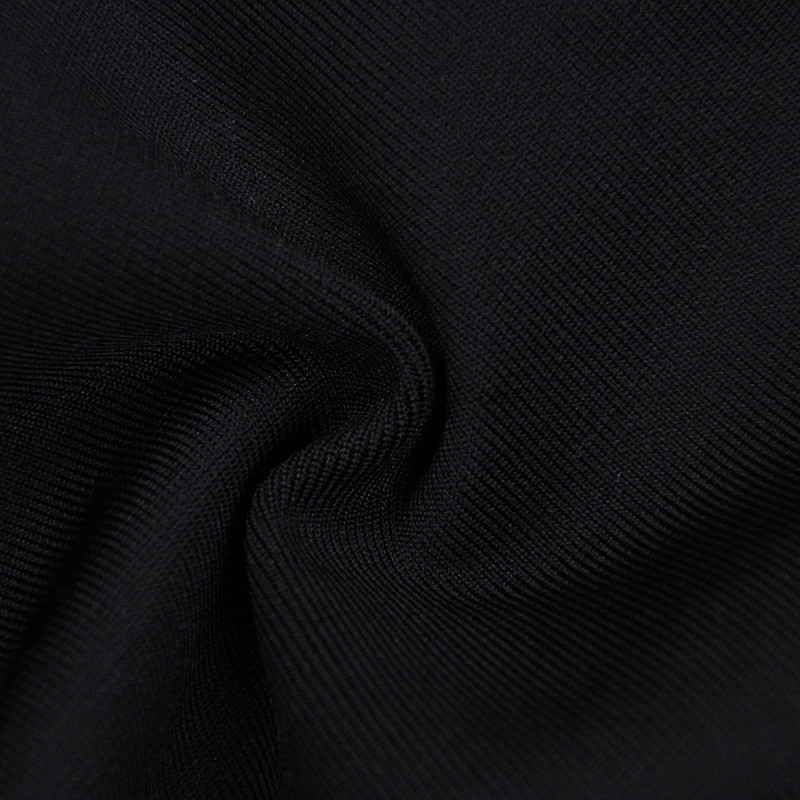 Long Sleeve Embellished Mesh Dress Black - Luxe Little Black Dresses ...