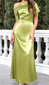 Short Sleeve Off Shoulder Maxi Dress Green