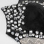 Puff Sleeve Crystal Maxi Velvet Dress Black