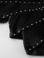 Halter Embellished Maxi Velvet Dress Black