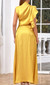 Ruffle Detail Maxi Dress Yellow
