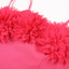 Flower Detail Two Piece Midi Dress Hot Pink