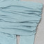 Long Sleeve Draped Midi Dress Light Blue
