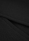 One Sleeve Asymmetric Maxi Dress Black