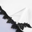 Long Sleeve Crochet Midi Dress Black White