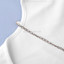Long Sleeve Backless Chain Dress White
