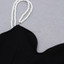 Pearl Straps Midi Dress Black