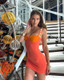 Embellished Straps Bustier Dress Orange
