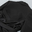 Long Sleeve Draped Silk Blazer Dress Black