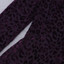 Long Sleeve Animal Print Midi Velvet Purple