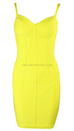 Structured Dress Yellow